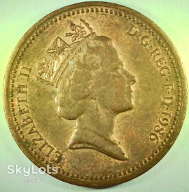 Єлизавета II (після ) Елизавета II (после ) ^/--/^ Великобритания 1 пенни, 1986 №208 ^_^^^ Велика Британія 1 пенні, 1986 No 208 - фото фото фото