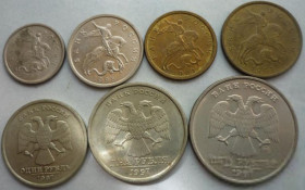 Після  После  ^/--/^ Россия 1, 5,10, 50 копеек 1, 2, 5 рублей ^_^^^ Росія 1, 5,10, 50 копійок 1, 2, 5 рублів - фото фото фото