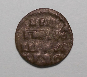 - року - года ^/--/^ Царская россия полушка 1720   (Петр I) цифра 7 перевернута ^_^^^ Царська Росія полушка 1721 (Петро I) цифра 7 перевернута - фото фото фото