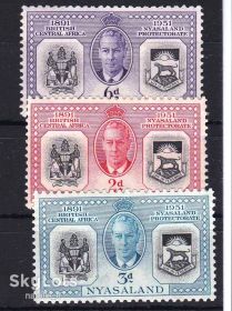 Фауна Фауна ^/--/^ NM  Фауна . Nyasaland / Ньясалэнд  1951 г  * - ^_^^^ NM Фауна . Nyasaland / Ньясаленд 1951 г * - - фото фото фото