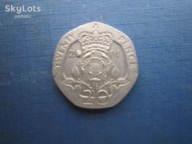 Єлизавета II (після ) Елизавета II (после ) ^/--/^ Монета 20 пенсів Великобританія 2001 ^_^^^ Монета 20 пенсов Великобритания 2001 - фото фото фото