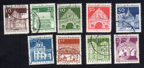 Інші країни Другие страны ^/--/^ ФРН 1966 - Будівлі дванадцяти століть  (Гб) ^_^^^ ФРГ 1966 — Здания двенадцати веков (Гб) - фото фото фото
