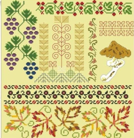 Схеми, керівництва Схемы, руководства ^/--/^ Цифровая схема для вышивки крестом « Осенние подарки », украинский этнический стиль. AlikaEmbroideryShop ^_^^^ Цифрова схема для вишивки хрестом «Осінні подарунки», український етнічний стиль. AlikaEmbroideryShop - фото фото фото