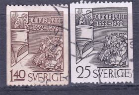 Інші країни Другие страны ^/--/^ Швеция  1952 г гаш - б/з стороны ^_^^^ Швеція 1952 г гаш - б/з боку - фото фото фото