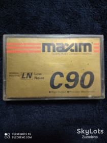 Касети Кассеты ^/--/^ Б/У Аудио кассетa MAXIM LN 90 ^_^^^ Б/У Аудіо касета MAXIM LN 90 - фото фото фото