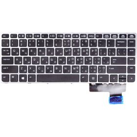 Клавіатури Клавиатуры ^/--/^ Клавиатура для ноутбука HP EliteBook Folio 9470, 9480 /--/ M чorный, серый фрейм ^_^^^ Клавіатура для ноутбука HP EliteBook Folio 9470, 9480 /--/ M чorний, сірий фрейм - фото фото фото