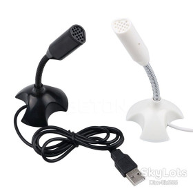 Аксесуари Аксессуары ^/--/^ Регулируемый USB микрофон kebidu на стойке Black / White ^_^^^ Мікрофон kebidu на стійці Black / White - фото фото фото
