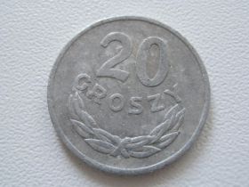 - року - года ^/--/^ Польша 20 грошей 1977 года #14508 ^_^^^ Польща 20 грошей 1977 року #14508 - фото фото фото