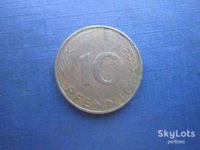 НДР, ФРН ГДР, ФРГ ^/--/^ Монета 10 пфенігів Німеччина ФРН 1978 J ^_^^^ Монета 10 пфеннигов Германия ФРГ 1978 J - фото фото фото
