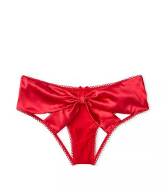 Труси Трусы ^/--/^ M Victoria&amp;apos;s Secret червоні шовкові трусики з відкритим доступом ^_^^^ M Victoria&amp;os;s Secret красные шелковые трусики с открытым доступом - фото фото фото