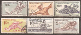 Чехословаччина Чехословакия ^/--/^ Чехословакия 1959 Sc.897-902 гаш. ^_^^^ Чехословаччина 1959 Sc.897-902 гаш. - фото фото фото