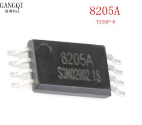 Транзистори Транзисторы ^/--/^ FS /--/ 8205 /--/ A  8205 /--/ A TSSOP-8 Двойной n-канальный MOSFET 20 В/6 А, ^_^^^ FS /--/ 8205 /--/ A 8205 /--/ A TSSOP-8 Подвійний n-канальний MOSFET 20 В/6 А, - фото фото фото