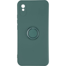 Чохли, бампера Чехлы, бампера ^/--/^ Чохол Fiji Holder Ring для Xiaomi Redmi 9 /--/ A бампер накладка з підставкою Dark Green ^_^^^ Чехол Fiji Holder Ring для Xiaomi Redmi 9 /--/ A бампер накладка с подставкой Dark Green - фото фото фото