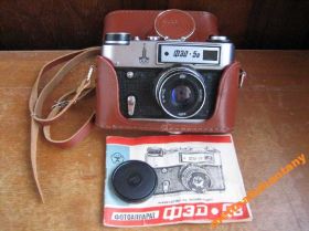 Вінтажні фотоапарати Винтажные фотоаппараты ^/--/^ Фотоаппарат ФЕД  5 /--/ в ^_^^^ Фотоапарат ФЕД 5 /--/ В - фото фото фото