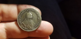- року - года ^/--/^ ПОЛУПОЛТИННИК  1747 /--/ г. ММД .РЕДКАЯ.СОСТОЯНИЕ. ^_^^^ Полютник 1747. ММД.Рідка. стан. - фото фото фото