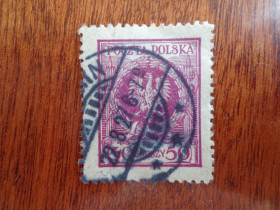 Польща Польша ^/--/^ Польша,1924, герб, гаш. ^_^^^ Польща, 1924, герб, гаш. - фото фото фото