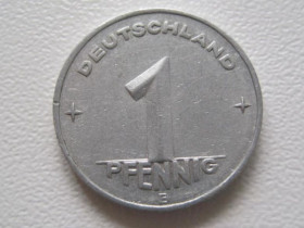 НДР, ФРН ГДР, ФРГ ^/--/^ Германия - ГДР 1 пфенниг 1953 года E 28283 ^_^^^ Німеччина - НДР 1 пфеніг 1953 E 28283 - фото фото фото