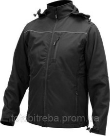 Спецодяг Спецодежда ^/--/^ Куртка робоча SOFTSHELL з прикріп капюшоном YATO розм XL, чорна, 3 кишені, 96 поліест і 4 спандекс Y ^_^^^ Куртка рабочая SOFTSHELL с прикреп капюшоном YATO разм XL, черная, 3 кармана, 96 полиэст и 4 спандекс Y - фото фото фото