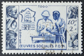 Інше Другое ^/--/^ Французские колонии Того Медицина 1950 ^_^^^ Французькі колонії Того Медицина 1950 - фото фото фото