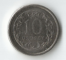 Сучасна (після ) Современная (после ) ^/--/^ Польша 10 грошей  (groszy) 2008 года ^_^^^ Польша 10 денег (Groszy) 2008 года - фото фото фото