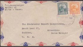 Америка Америка ^/--/^ Венесуэла 1948 КЛАССИКА СТАНДАРТ ИСТОРИЯ ПОЧТЫ ПОЧТА ДОКУМЕНТ ПРОШЕДШИЙ ПОЧТУ КОНВЕРТ АВИА 2 /--/ м ^_^^^ Венесуела 1948 КЛАСИКА СТАНДАРТ ІСТОРІЯ ПОШОТИ ПОШТА ДОКУМЕНТ ПРОШИЙ ПОШЛЯХ КОНВЕРТ АВІА 2 /--/ М - фото фото фото
