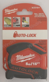 Рулетки, метри Рулетки, метры ^/--/^ Рулетка Milwaukee 48-22-6817  (5 метров / 16 футов) Auto-Lock ^_^^^ Рулетка Milwaukee 48-22-6817 (5 метрів / 16 футів) Auto-Lock - фото фото фото