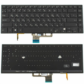 Клавіатури Клавиатуры ^/--/^ Клавиатура для ноутбука ASUS (UX /--/ 550 series) ukr, black, без фрейма, подсветка клавиш (ОРИГИНАЛ) ^_^^^ Клавіатура для ноутбука ASUS (UX /--/ 550 series) ukr, black, без фрейму, підсвічування клавіш - фото фото фото