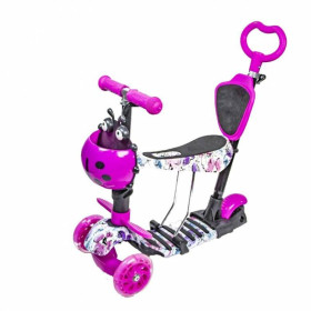 Самокати Самокаты ^/--/^ Самокат детский Scooter &amp;quot;Букашка&amp;quot; 5 в 1 родительская ручка, сиденье и подножка Butterfly ( ^_^^^ Самокат дитячий Scooter &amp;quot; Букашка &amp;quot; 5 в 1 батьківська ручка, сидіння і підніжка Butterfly - фото фото фото