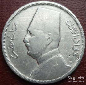 Єгипет Египет ^/--/^ Египет 10 милльемов 1929  11/40 /--/ е /--/ 0 ^_^^^ Єгипет 10 мільємів 1929 11/40 /--/ е /--/ 0 - фото фото фото
