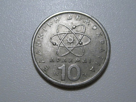 Греція Греция ^/--/^ Греція 10 драхм 1976 року #6 /--/ П /--/ 131 ^_^^^ Греция 10 драхм 1976 года #6 /--/ П /--/ 131 - фото фото фото