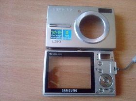 Деталі до фотоапаратів, на розбирання Детали к фотоаппаратам, на разборку ^/--/^ Корпус б/у  Samsung L /--/ 210 ориг. ^_^^^ Корпус б/у Samsung L /--/ 210 ориг. - фото фото фото