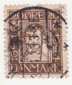 Скандинавія Скандинавия ^/--/^ Дания 1924 г..№ 142 гашеная ^_^^^ Данія 1924 р. No 142 гашена - фото фото фото