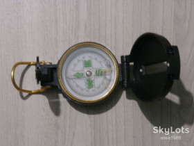 Похідний інвентар Походный инвентарь ^/--/^ Компас армійський Lensatic Compass DC /--/ 45-1 /--/ S чорний,масштабна метрова лінійка,збільшувальний окуляр-лупа ^_^^^ Компас армейский Lensatic Compass DC /--/ 45-1 /--/ S черный, масштабная метровая линейка, увеличительный очки-лупа - фото фото фото