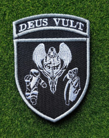 Інше Другое ^/--/^ Шеврон Украина «DEUS VULT»  («Этого хочет Бог») № 4026 ^_^^^ Шеврон Україна «DEUS VULT» («Цього хоче Бог») No 4026 - фото фото фото