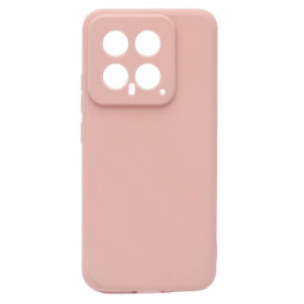 Чохли, бампера Чехлы, бампера ^/--/^ Чохол Fiji Style для Xiaomi 14 силікон бампер із захистом блоку камер світло-рожевий ^_^^^ Чехол Fiji Style для Xiaomi 14 силикон бампер с защитой блока камер светло-розовый - фото фото фото