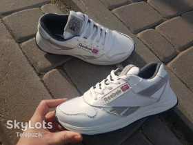 Кросівки Кроссовки ^/--/^ Кожаные белые кроссовки Reebok Classic White Люкс  Стильные мужские кроссовки высокого качества, очень удобные. ^_^^^ Шкіряні білі кросівки Reebok Classic White Люкс Стильні чоловічі кросівки високої якості, дуже зручні. - фото фото фото