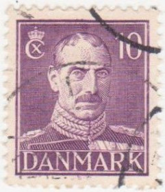 Балтійські країни Балтийские страны ^/--/^ Дания   1942 г. №  275 гашеная ^_^^^ Данія 1942 р. No 275 гашена - фото фото фото