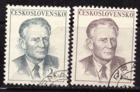 Чехословаччина Чехословакия ^/--/^ Чехословакия. Президент Новотный  (серия) 1967 г. ^_^^^ Чехословаччина. Президент Новотний (серія) 1967 - фото фото фото