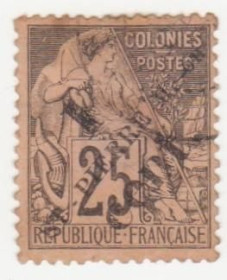 Франція Франция ^/--/^ Франция Колонии   (  Сен-Пьер )  1891  г. № 32 гашеная ^_^^^ Франція Колонії ( Сен-П'єр) 1891 р. No 32 гашена - фото фото фото