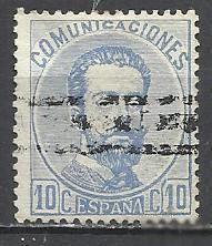 Іспанія Испания ^/--/^ Испания 1873 Король Амадео I 1 /--/ м.гаш.аннуляцией ^_^^^ Іспанія 1873 Король Амадео I 1 /--/ м.гаш.аннуляцією - фото фото фото