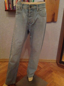 Штани Брюки ^/--/^ Класичні джинси бренду burton, р. 52-54 w /--/ 34/l /--/ 32 ^_^^^ Классические джинсы бренда burton, р. 52-54 w /--/ 34/l /--/ 32 - фото фото фото
