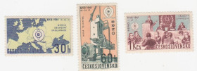 Чехословаччина Чехословакия ^/--/^ Чехословакия 1961 г № 1280‑1282 ** серия ^_^^^ Чехословаччина 1961 р No 1280-1282 ** серія - фото фото фото