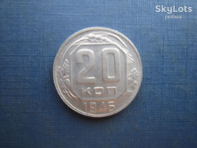 - - ^/--/^ Монета 20 копеек СССР 1946 состояние ^_^^^ Монета 20 копійок СРСР 1946 стан - фото фото фото
