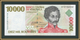 Венесуела Венесуэла ^/--/^ Венесуэла 10000 боливаров 1998 P-81 а-UNC/UNC ^_^^^ Венесуела 10000 боліварів 1998 P-81 а-UNC/UNC - фото фото фото
