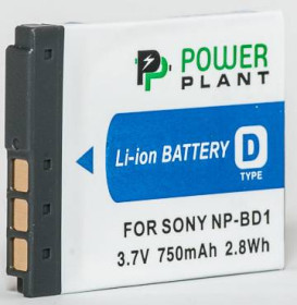 Акумулятори Аккумуляторы ^/--/^ Акумулятор PowerPlant Sony NP-BD /--/ 1, NP-FD /--/ 1 750 /--/ mAh ^_^^^ Акумулятор Sony NP-BD /--/ 1, NP-FD /--/ 1 750 /--/ mAh - фото фото фото