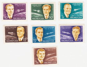 Угорщина Венгрия ^/--/^ Венгрия 1962 г. № 1896‑1902 ** серия ^_^^^ Угорщина 1962 р. No 1896‐1902 ** серія - фото фото фото