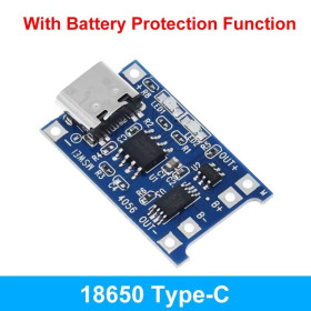 Плати Платы ^/--/^ Модуль заряда Li-ion аккумуляторов TP /--/ 4056 Type-C с защитой ^_^^^ Модуль заряду Li-ion акумуляторів TP /--/ 4056 Type-C із захистом - фото фото фото