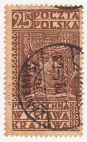 Польща Польша ^/--/^ Польша 1928 г №  225 гашеная ^_^^^ Польща 1928 р. No 225 гашена - фото фото фото