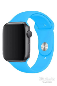 Браслети, ремінці Браслеты, ремешки ^/--/^ Ремешок силиконовый для Apple Watch 38-40-41 /--/ mm S-M Blue ^_^^^ Ремішок силіконовий для Apple Watch 38-40-41 /--/ mm S-M Blue - фото фото фото
