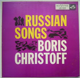 Платівки Пластинки ^/--/^ BORIS CHRISTOFF  Russian Songs  LP EX-/VG ^_^^^ CHRISTOFF Russian Songs LP EX-/VG - фото фото фото